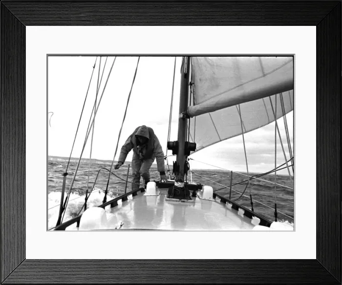 Framed Print : Overnight cross-channel yacht race