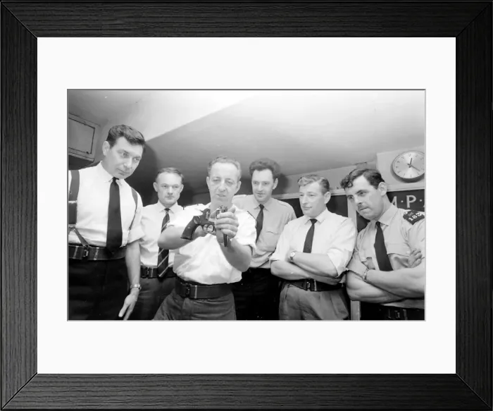 Framed Print : Police Gun School, North London Framed Print : Police Gun School, North London