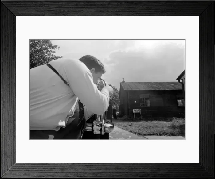 Framed Print : Police Gun School, North London Framed Print : Police Gun School, North London
