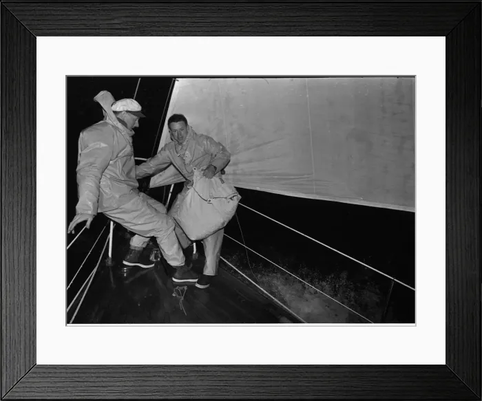 Framed Print : Overnight cross-channel yacht race Framed Print : Overnight cross-channel yacht race