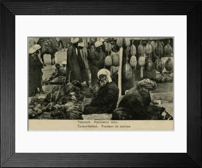 Framed Print : Melon Sellers - Tashkent, Uzbekistan Framed Print : Melon Sellers - Tashkent, Uzbekistan