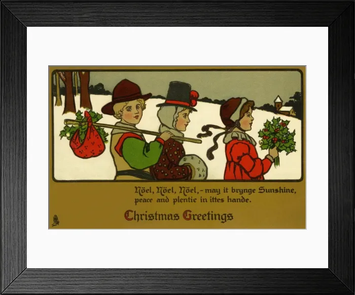 Framed Print : Medaeval Christmas Framed Print : Medaeval Christmas