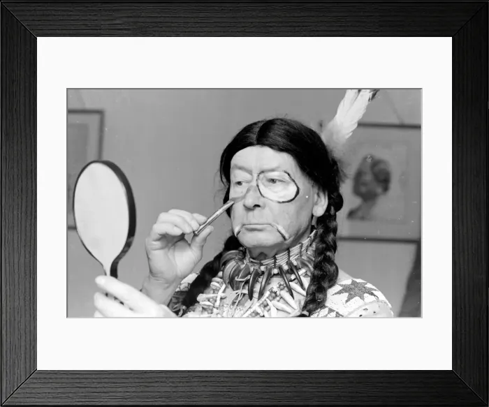 Framed Print : Red Indian Chief, Eastbourne, Sussex Framed Print : Red Indian Chief, Eastbourne, Sussex
