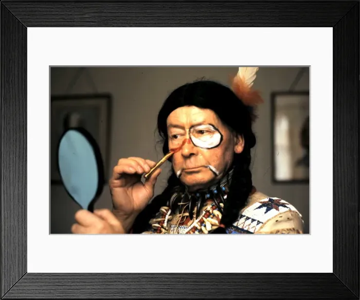 Framed Print : Red Indian Chief, Eastbourne, Sussex Framed Print : Red Indian Chief, Eastbourne, Sussex
