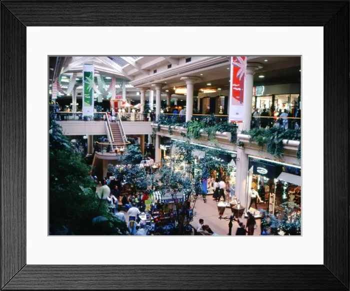 Framed Print : Shopping mall, Birmingham Framed Print : Shopping mall, Birmingham