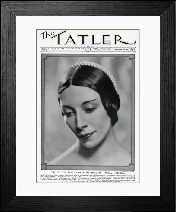 Framed Print : Dame Alicia Markova Framed Print : Dame Alicia Markova