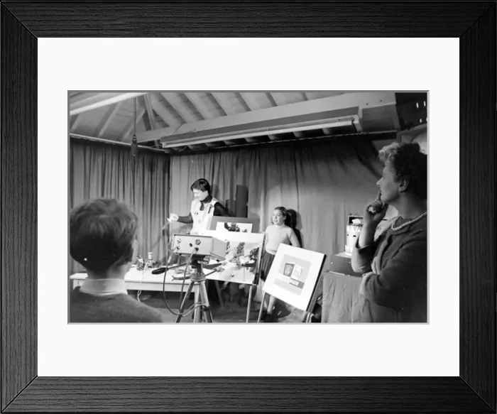 Framed Print : TV station at Holmesdale Primary School Framed Print : TV station at Holmesdale Primary School