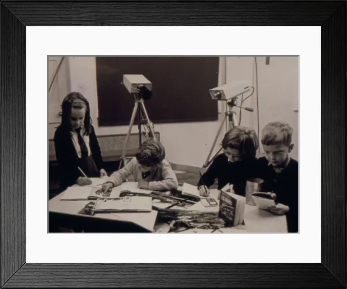 Framed Print : TV station at Holmesdale Primary School Framed Print : TV station at Holmesdale Primary School