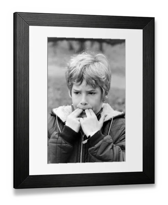 Framed Print : Mark Lester, child star