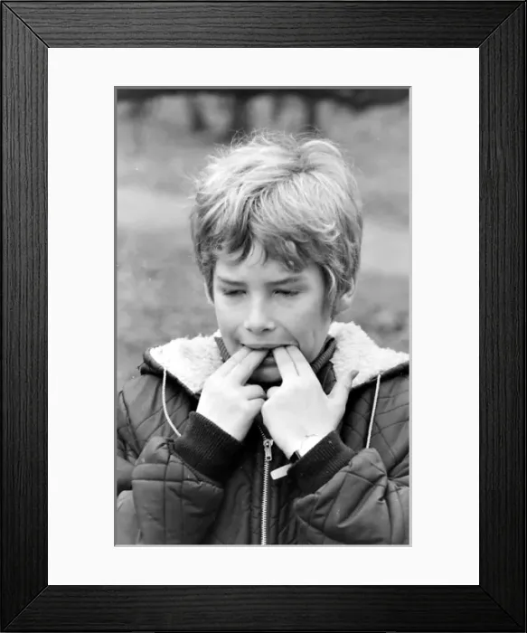 Framed Print : Mark Lester, child star Framed Print : Mark Lester, child star