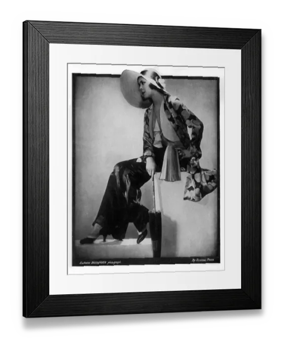 Framed Print : Beach pyjamas by Jean Patou Framed Print : Beach pyjamas by Jean Patou