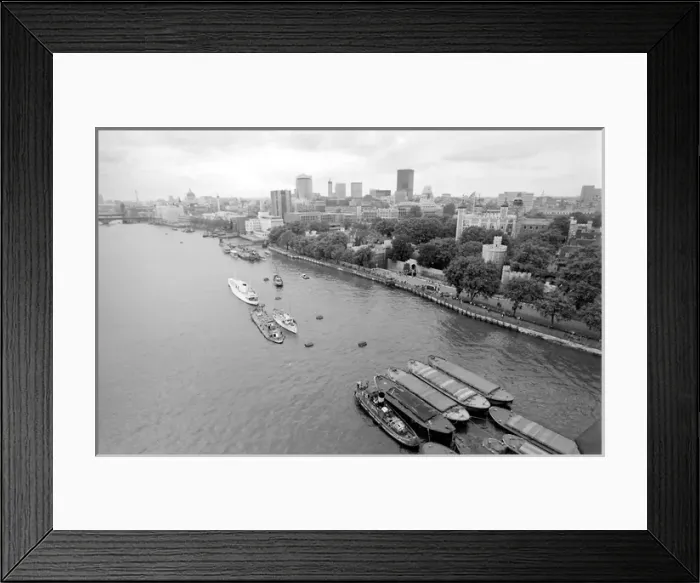 Framed Print : Tower Bridge, London - a view from one of the towers