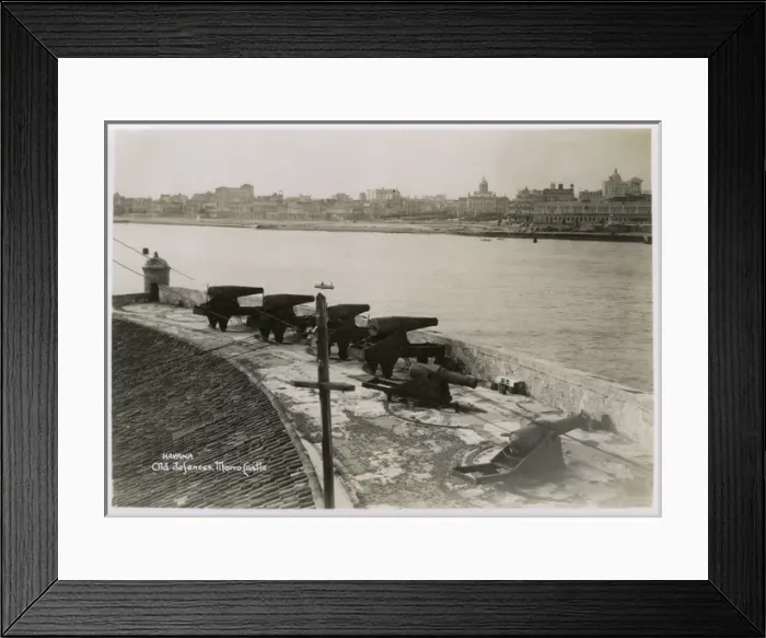 Framed Print : Old defences, Fortress of Havana, Cuba Framed Print : Old defences, Fortress of Havana, Cuba