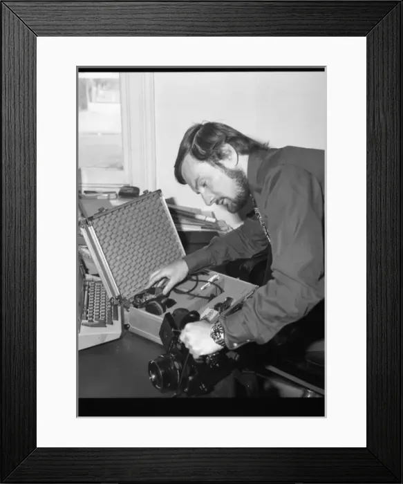 Framed Print : Photographer at work Framed Print : Photographer at work