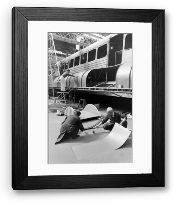 Framed Print : Giant hovercraft under construction, Isle of Wight Framed Print : Giant hovercraft under construction, Isle of Wight