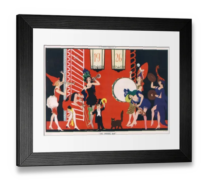 Framed Print : The Opening Bar by Blam New Year celebrations Framed Print : The Opening Bar by Blam New Year celebrations