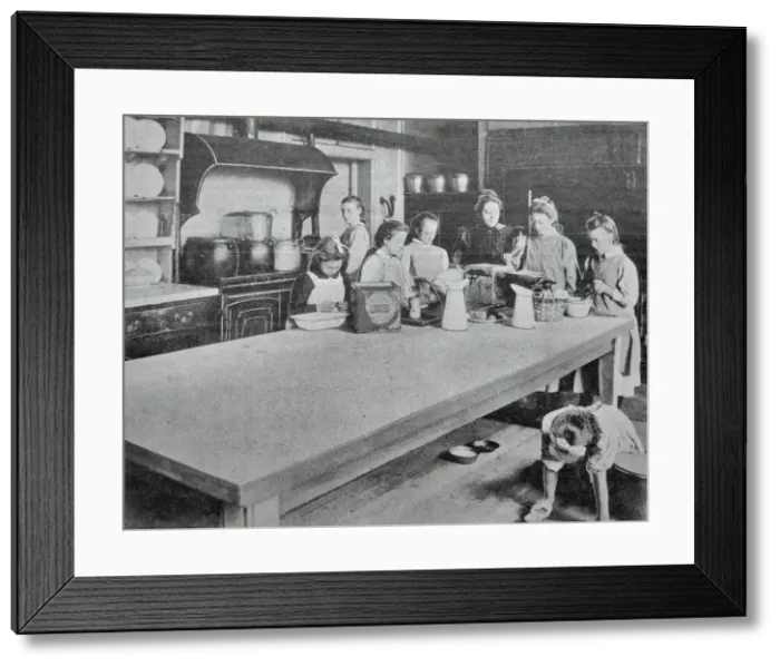 Framed Print : Gordon House Industrial School, Isleworth - Kitchen Framed Print : Gordon House Industrial School, Isleworth - Kitchen