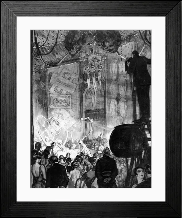 Framed Print : A Silver ballet at the Negresco Hotel on the Riviera Framed Print : A Silver ballet at the Negresco Hotel on the Riviera