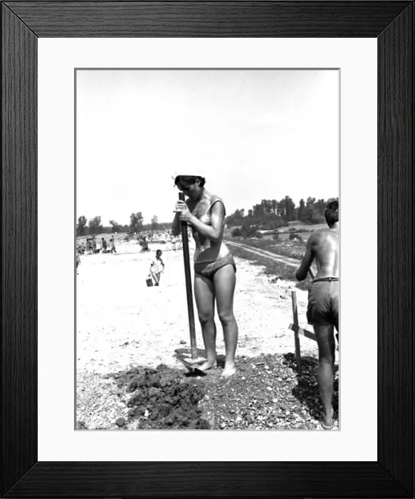 Framed Print : Communist Youth labour camp, Yugoslavia Framed Print : Communist Youth labour camp, Yugoslavia