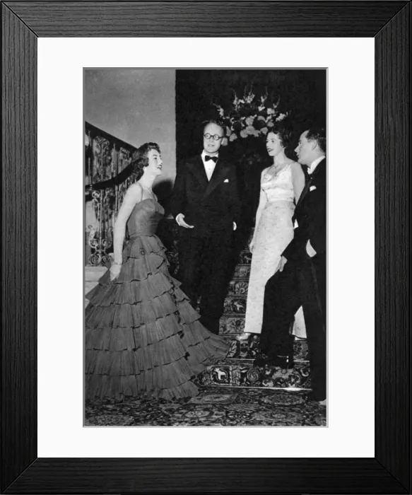Framed Print : Grosvenor Ball, 1954 - guests Framed Print : Grosvenor Ball, 1954 - guests