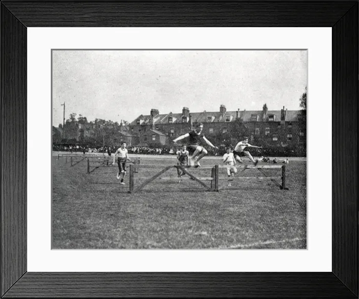 Framed Print : Hackney School Sports - Hurdle Race Framed Print : Hackney School Sports - Hurdle Race
