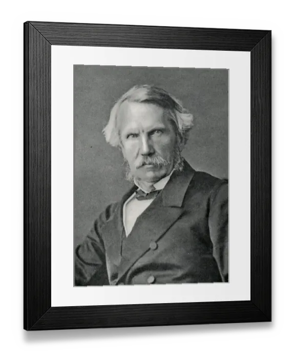 Framed Print : Lord Lawrence, First Chairman of the London School Board Framed Print : Lord Lawrence, First Chairman of the London School Board