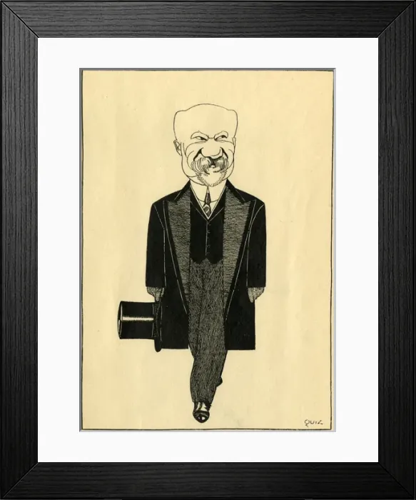 Framed Print : Raymond Poincare - Former President of France Framed Print : Raymond Poincare - Former President of France