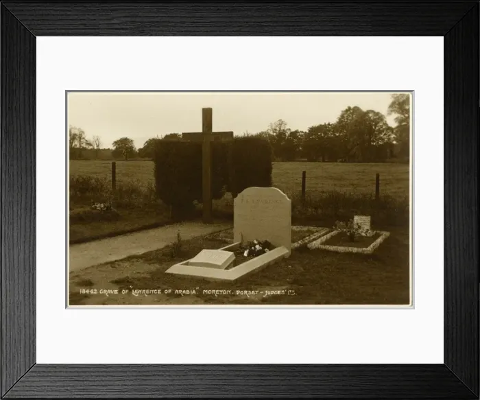 Framed Print : The Grave of Lieutenant Colonel Thomas Edward Lawrence Framed Print : The Grave of Lieutenant Colonel Thomas Edward Lawrence