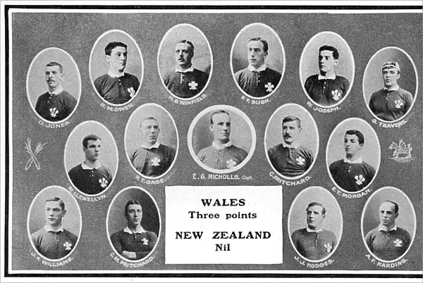 The Wales rugby team, 1905