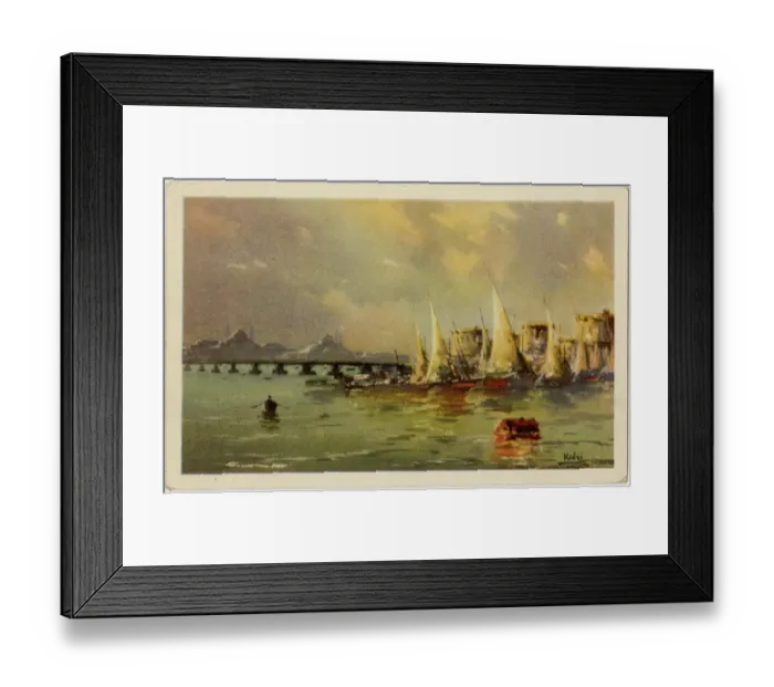 Framed Print : Istanbul, Turkey - Golden Horn from the Bosphorus Framed Print : Istanbul, Turkey - Golden Horn from the Bosphorus