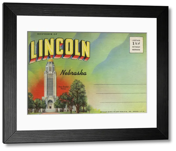 Framed Print : State Capitol Tower, Lincoln, Nebraska, USA Framed Print : State Capitol Tower, Lincoln, Nebraska, USA