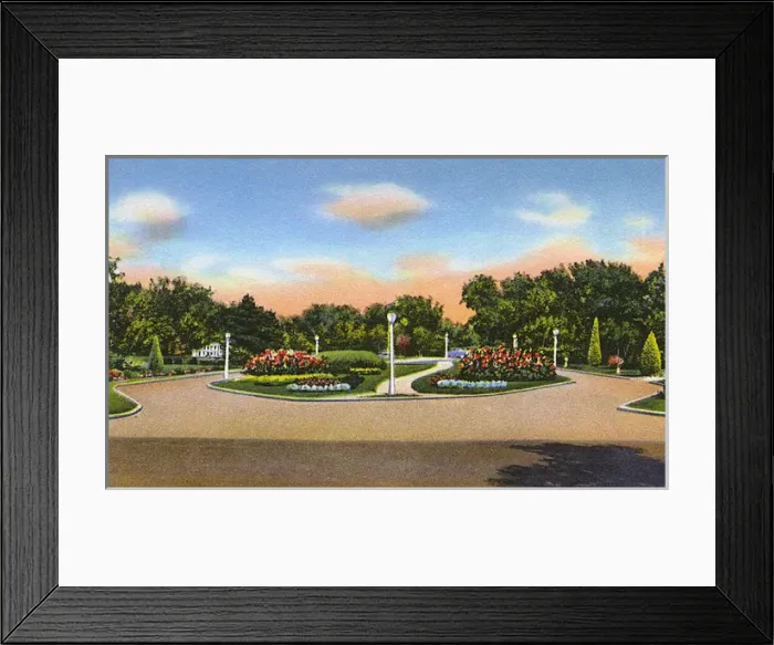 Framed Print : Entrance to Antelope Park, Lincoln, Nebraska, USA Framed Print : Entrance to Antelope Park, Lincoln, Nebraska, USA