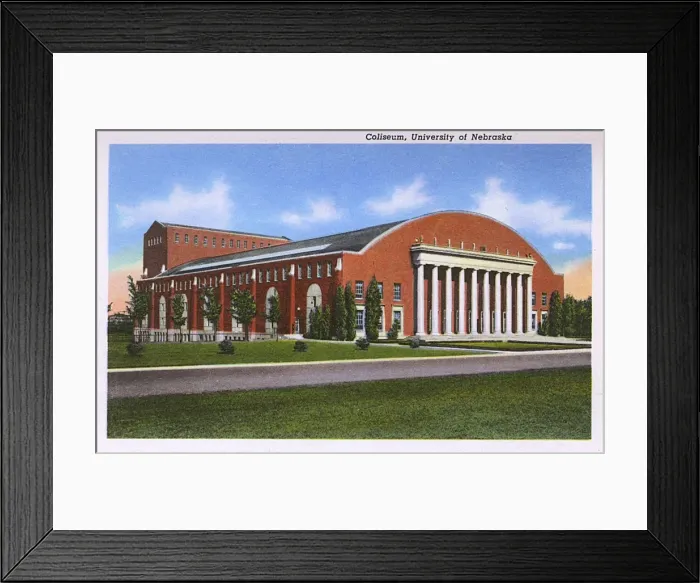 Framed Print : Coliseum, University of Nebraska, Lincoln, Nebraska, USA Framed Print : Coliseum, University of Nebraska, Lincoln, Nebraska, USA