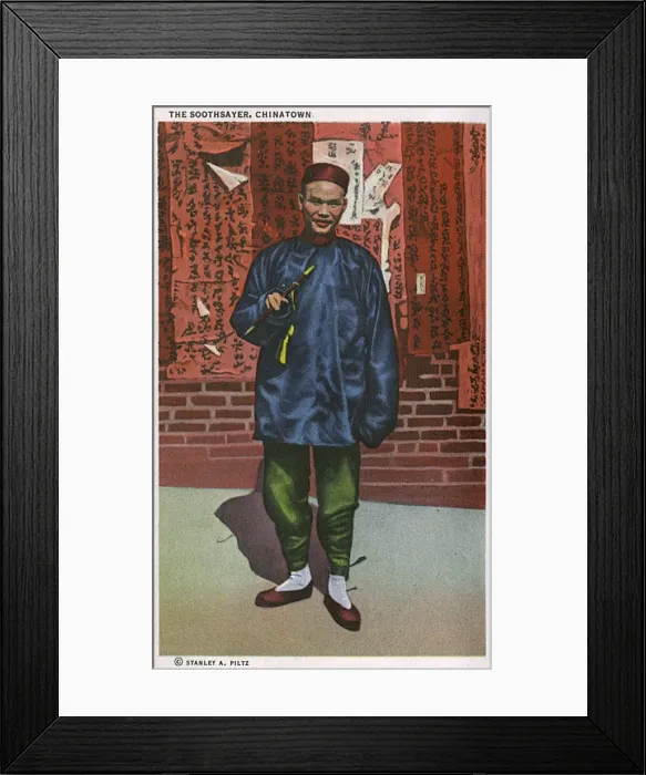 Framed Print : Soothsayer, Chinatown, San Francisco, California, USA Framed Print : Soothsayer, Chinatown, San Francisco, California, USA