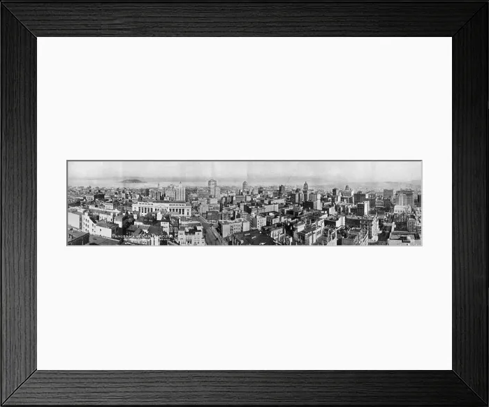Framed Print : Panorama of San Francisco, California, USA Framed Print : Panorama of San Francisco, California, USA