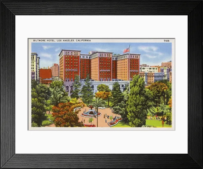 Framed Print : Biltmore Hotel, Los Angeles, California, USA Framed Print : Biltmore Hotel, Los Angeles, California, USA