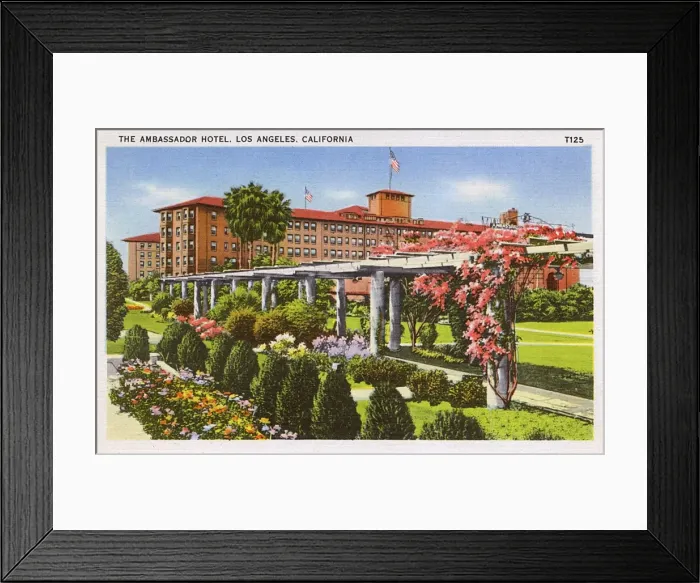 Framed Print : Ambassador Hotel, Los Angeles, California, USA Framed Print : Ambassador Hotel, Los Angeles, California, USA