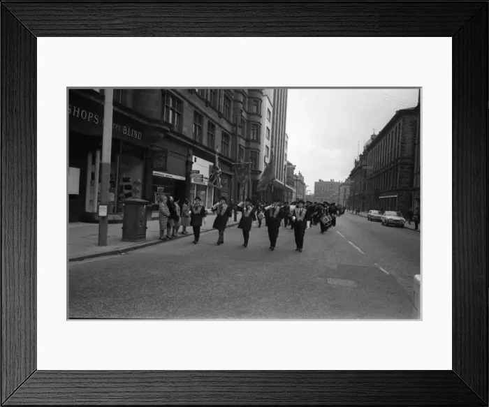 Framed Print : Orangemen on parade, Belfast, Northern Ireland Framed Print : Orangemen on parade, Belfast, Northern Ireland