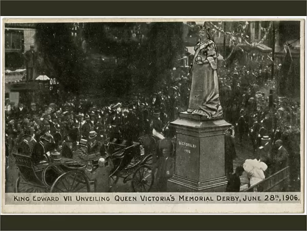 Derby, England - Unveiling statue of Queen Victoria