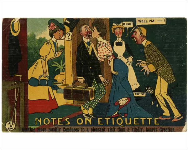 Notes on Etiquette - Greeted with a Kiss