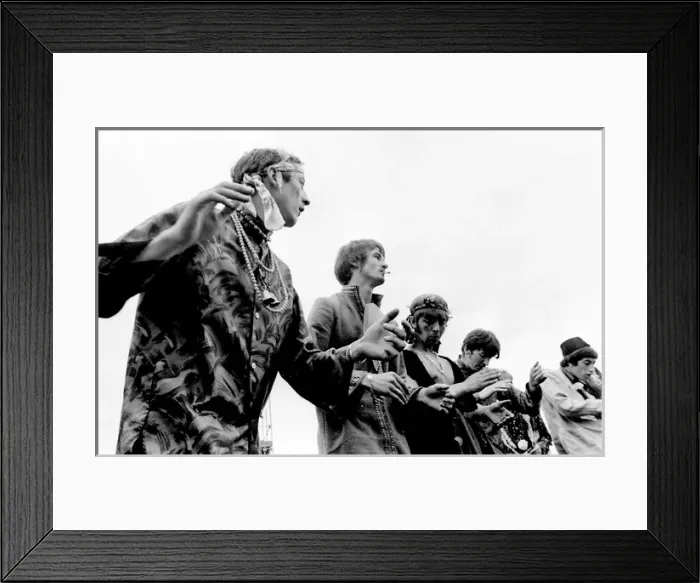 Framed Print : Flower Power and Hippies at Woburn Park Framed Print : Flower Power and Hippies at Woburn Park