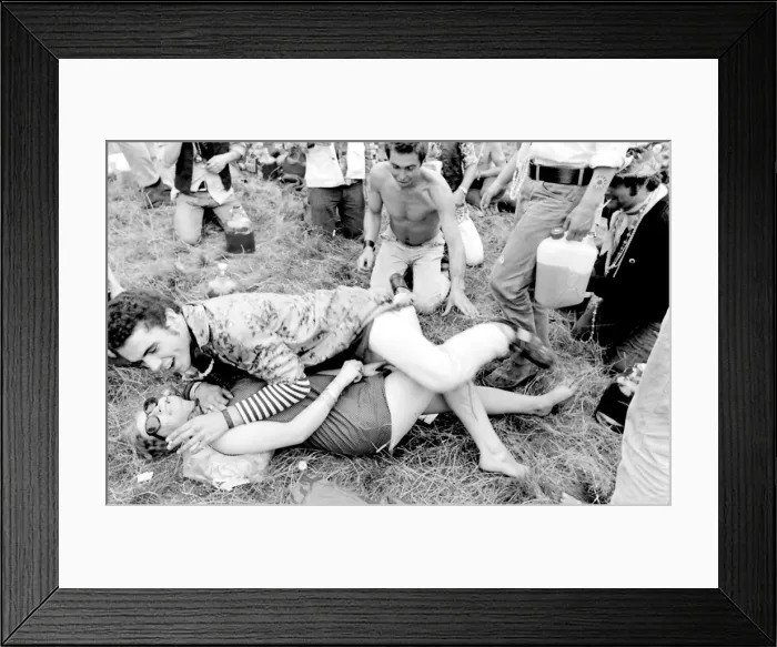 Framed Print : Flower Power and Hippies at Woburn Park Framed Print : Flower Power and Hippies at Woburn Park