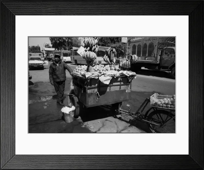 Framed Print : Fruit seller Cairo, Egypt Framed Print : Fruit seller Cairo, Egypt