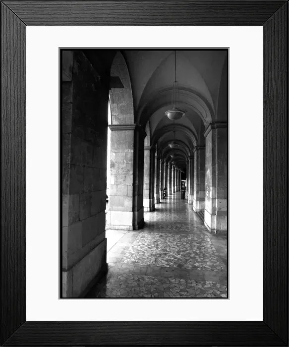 Framed Print : Italian arcade - Pisa, Italy Framed Print : Italian arcade - Pisa, Italy