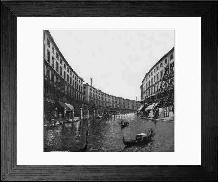 Framed Print : If London were like Venice - Regent Street Framed Print : If London were like Venice - Regent Street