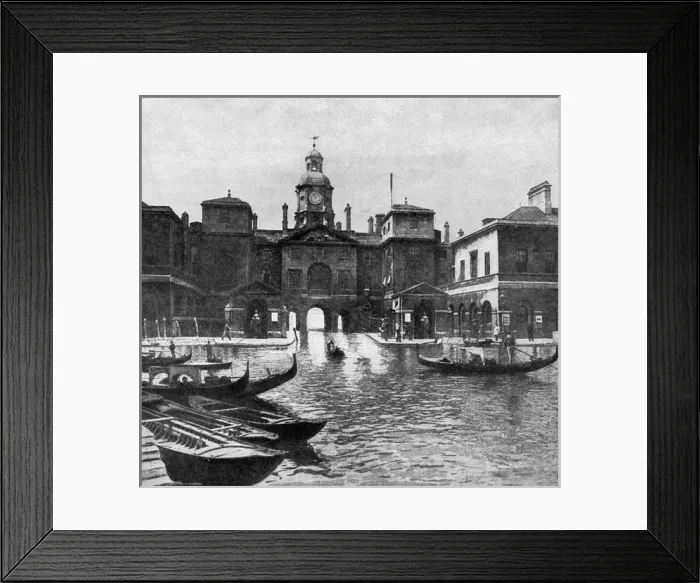 Framed Print : If London were like Venice - Horse Guards Parade Framed Print : If London were like Venice - Horse Guards Parade