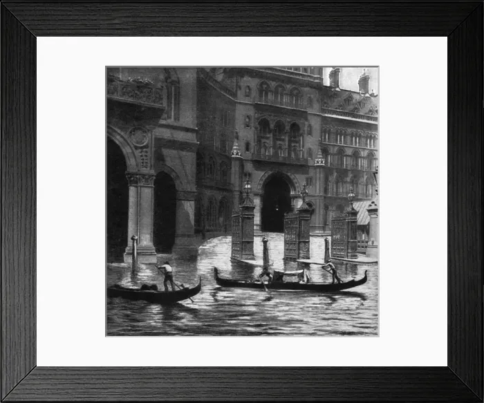 Framed Print : If London were like Venice - St. Pancras Station Framed Print : If London were like Venice - St. Pancras Station