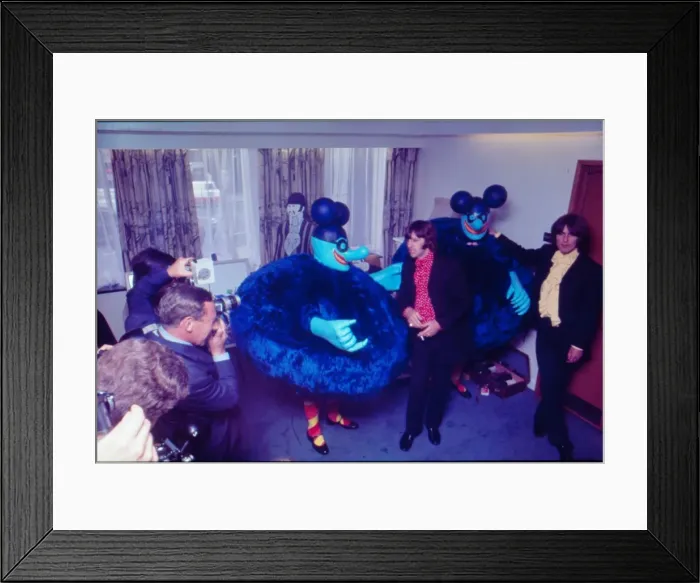 Framed Print : The Beatles at PR launch of Yellow Submarine Framed Print : The Beatles at PR launch of Yellow Submarine