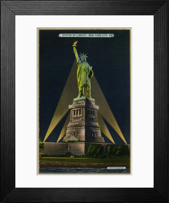 Framed Print : Statue of Liberty, Bedloe;s Island, New York, New York, USA
