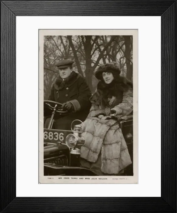 Framed Print : Mr Fred Terry and Miss Julia Nielson Framed Print : Mr Fred Terry and Miss Julia Nielson